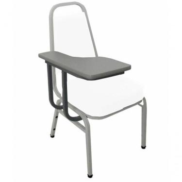 Imagem de Cadeira Universitária Empilhável Linha Hotel Plus Branco