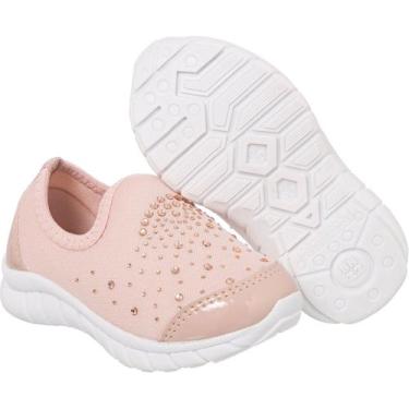 Imagem de Tênis Calce Fácil Menina Hotfix - PINOKIO CALÇADOS, 25, Nude