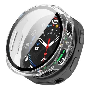 Imagem de Estilo no Pulso, Capa full case com película compatível com Galaxy Watch 8 44mm ou 40mm Cor:Transparente 40mm