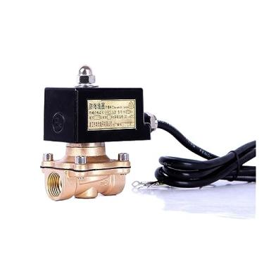 Imagem de Válvula solenoide de gás DN50 à prova de explosão 5 cm para líquido nitrogênio normalmente fechado (Bsp-220vac)