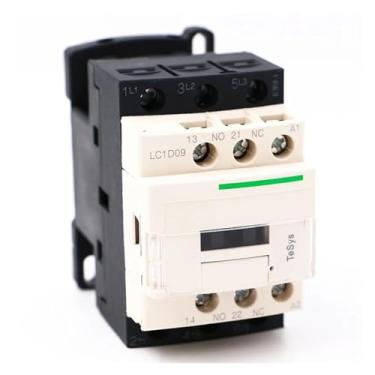 Imagem de LC1D09B7 Contator eletromagnético CA 3P 3NO LC1-D09B7 9A 24V AC Bobina
