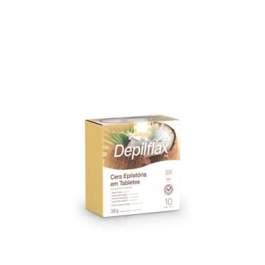 Imagem de Cera quente em tabletes depilatório Coco 500g Depilflax
