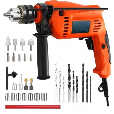 Imagem de GM Bear Eletropneumático Martelo Perfurador Rotativo Rompedor,550W,Martelete Perfurador Rotativo,Com Controle de Vibração, Talhadeira Ponteira Brocas(220 Volts)