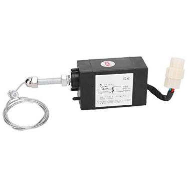 Imagem de Gerador de válvula solenoide de parada de motor XHQPT NO DC12V Fio de aço de alta tensão de baixa corrente de funcionamento