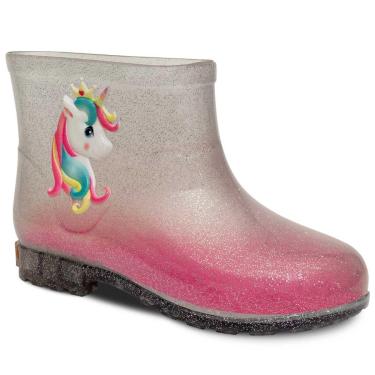Imagem de Bota Infantil Galocha Feminina 21ao26 Menina Unicornio 09.40-Feminino