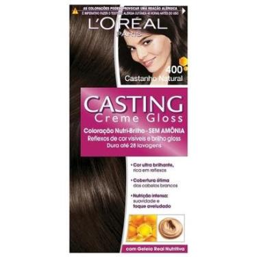 Imagem de Tintura L'Oréal Casting Gloss 400 Castanho Natural-Unissex