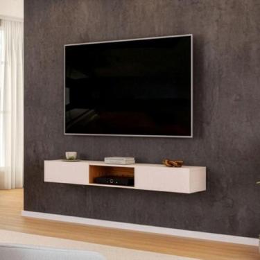 Imagem de Rack Suspenso Para Painel Ou Tv Até 65 Polegadas 1,43m 2 Portas Com Ni