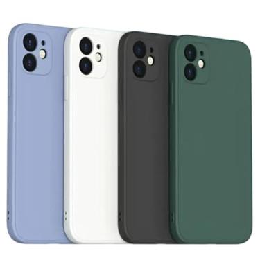 Imagem de Capa Capinha Compatível Iphone 11 Silicone Aveludada Ultra Fina e Resistente (LILAS)