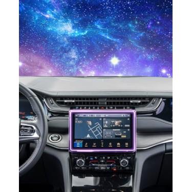 Imagem de EUEKY 2 peças protetoras de tela para Grand Cherokee L 2025 20,1 polegadas 2023 2024 2025 2026 Grand Cherokee L (Limitado/Overland/Summit/Summit Reserve) 2025 Grand Cherokee L Acessórios HD