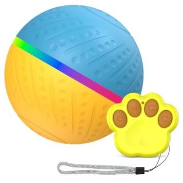 Imagem de Design de Modo Dual Brinquedo Interativo para Cães e Gatos Pets Jolly - Pet com Controle Remoto Gatilho Função Evitação Automática Obstáculos Bateria Recarregável