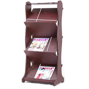 Imagem de LMJYU Flyers Racks Rack de jornais e revistas Brochura Rack de exibição de jornais Rack de revistas vertical Rack de livros