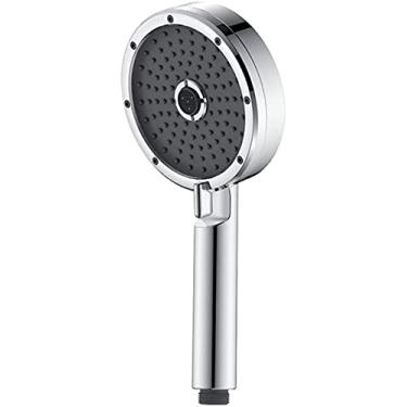 Imagem de YYBOES Chuveiro cabeça de chuveiro filtro de chuveiro elétrico cabeça de chuveiro de alta pressão três tipos de modelos de economia de água, preto e branco exportação forte galvanoplastia chuveiro H