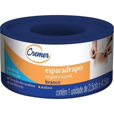 Imagem de Esparadrapo Cremer Branco 2,5cm x 4,5m - Fita Adesiva Médica - no-bran