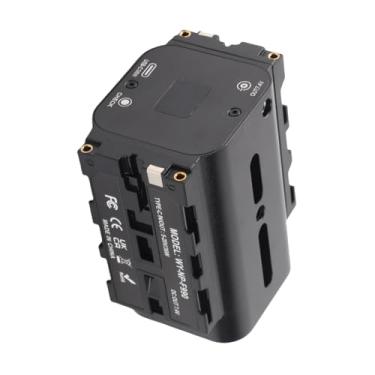 Imagem de Acouto Adaptador de Energia de Bateria Fictício, Caixa de Liga de Alumínio Com Interface NP F de Dupla Face e Rosca de Montagem de 1/4 de Polegada, para Exibição e Transmissão de Vídeo