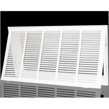 Imagem de Grade de ar de retorno, grade de cobertura de ventilação de retorno de ar para teto e parede, grade de cobertura de ventilação de aço HVAC A/C serve para abertura de duto 76 cm L x 30 cm A, comporta