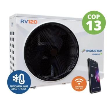 Imagem de Trocador De Calor Para Piscinas Até 120 Mil Litros Wi-fi Inverter Rv120 - Industek