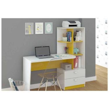 Imagem de Mesa De Computador Elisa C- 2 Gavetas E 6 Nichos Cinamomo - Permóbili