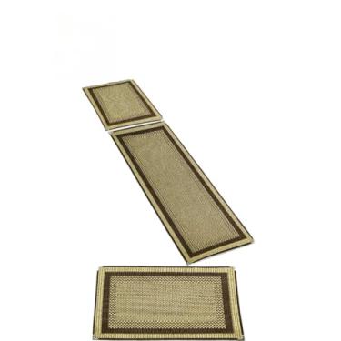 Imagem de Jogo Tapete Cozinha Peças Base Antiderrapante Sisal(KS-81)