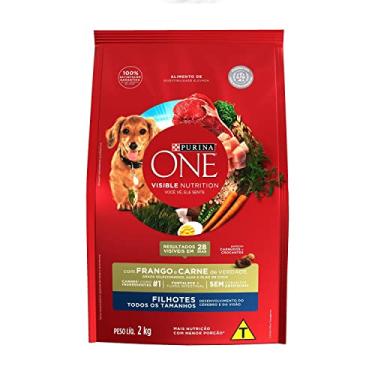 Imagem de Ração Cães Filhotes PURINA ONE Frango e Carne 2kg