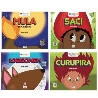 Imagem de Kit Contos Folclóricos: Saci + Mula Sem Cabeça + Lobisomem + Curupira 