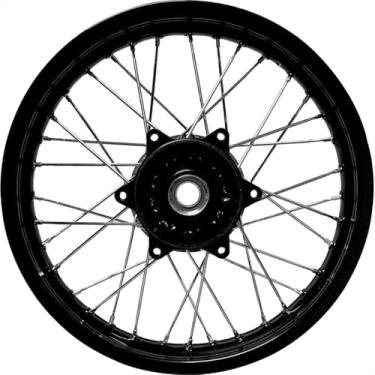 Imagem de Roda Traseira Cubo Preto Bros 125/150/160 Tambor Alinhada