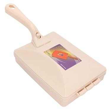 Imagem de Escova de limpeza de poeira portátil de rolo duplo para roupas de cama e mesa