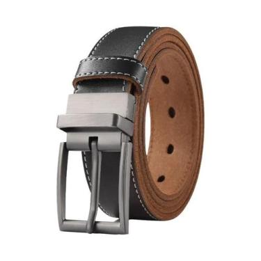 Imagem de Cinto De Couro Genuíno Masculino plus Size Com Fivela De Alta Qualidad