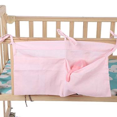 Imagem de aqxreight Berço Cama de bebê Pendurado Saco Infantil Fralda Mordedor Brinquedos Armazenamento Pendurado Saco Organizadorcinza 49.5cm X 28.5cm Mordedor de bebê Adequado Etc Seu Outro para Manter e