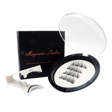 Imagem de Kit de cílios magnéticos sem cola – Cílios reutilizáveis, macios e naturais com aplicador para fácil uso e remoção