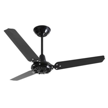 Imagem de VENTILADOR DE TETO COMERCIAL 220V PRETO COM PÁS EM PLÁSTICO