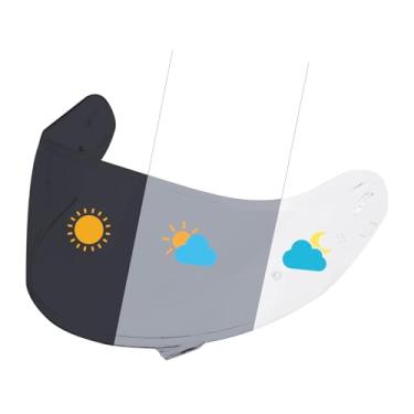 Imagem de Visor Photochromism Neotec2 - Capacete CNS-3 Viseira matizada Proteção UV Neotec2 Face Shield Substituição para Neotec2 CNS-3, Fotocromismo