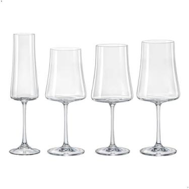 Imagem de Jogo de Taças De Cristal Bohemia Xtra 24 Peças - Bohemia Crystal
