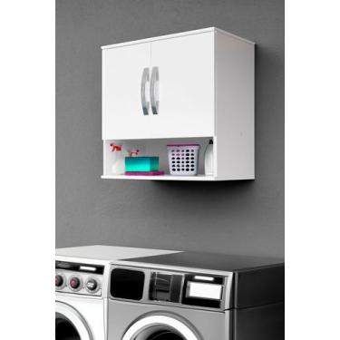 Imagem de Armário Suspenso - Com Nicho (Para pequenas Lavanderias) - Bella Verce