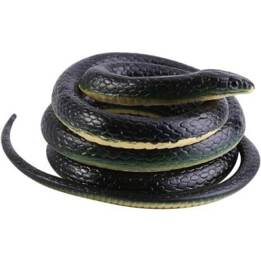 Imagem de 10x Borracha Bichos Cobra/Aranha/Morcego para Assustar Brinquedo de Pe