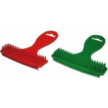 Imagem de Pente Rastelo Escova Plastica Rasqueadeira Pet  p/ Cães e Gatos - FOUR