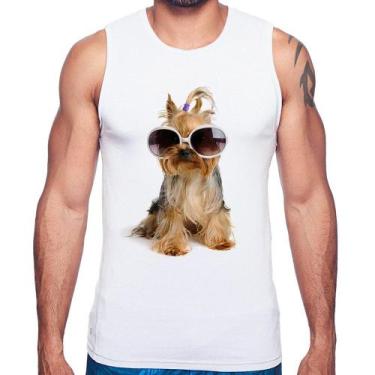 Imagem de Regata Yorkshire de Óculos - Foca na Moda, Branco, M