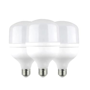 Imagem de Kit 3 Lâmpadas Bulbo LED 50W Branco Frio 6500K E27 para Casa Escritório e Ambientes