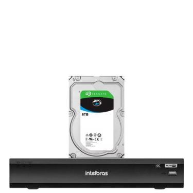 Imagem de Dvr Intelbras 08 Canais Imhdx 5108 Detecção de veículos e pessoas Com 
