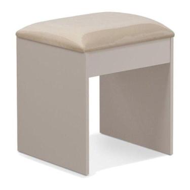 Imagem de Banqueta Maia Com Almofada Para Penteadeira Mani - Luapa - LUAPA MÓVEI