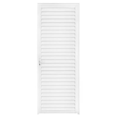 Imagem de Porta palheta branca direita 2,10 x 0,60 - ALFA ESQUADRIAS