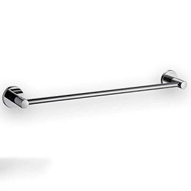 Imagem de CGKs6anmU Toalheiro cromado de 3 camadas com ganchos Suporte de toalha de parede de aço inoxidável 304 para cozinha, banheiro, banheiro, hotel, escritório (90 cm)