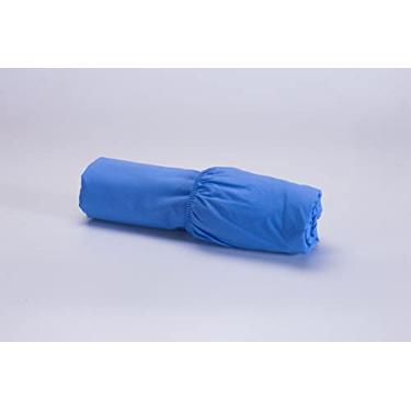 Imagem de Lençol Avulso Solteiro King 2,00x1,00x40 100% Algodão 180 Fios (Azul)