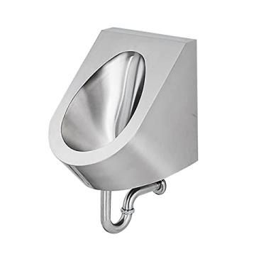 Imagem de Mictórios de aço inoxidável 304, mictórios masculinos montados na parede, banheiros públicos, mictórios, mictórios de indução automática, vasos sanitários verticais pequenos, adequados para casas