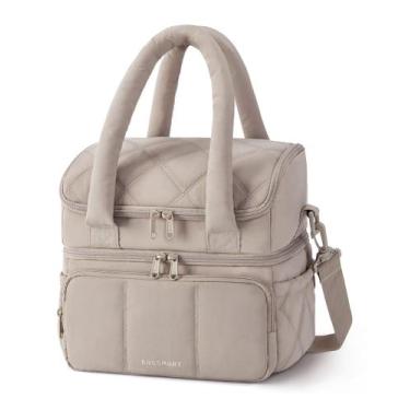 Imagem de Bolsa Térmica para Almuerzos BAGSMART para Mujer Doble Piso Aislada Ca
