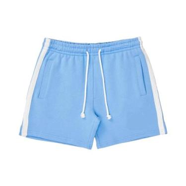 Imagem de Bermuda De Verão Masculina Para Esportes E Fitness, Casual, Estampada,