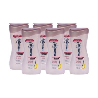 Imagem de Kit Sabonete Líquido Monange Oliva 240ml - 6 unidades
