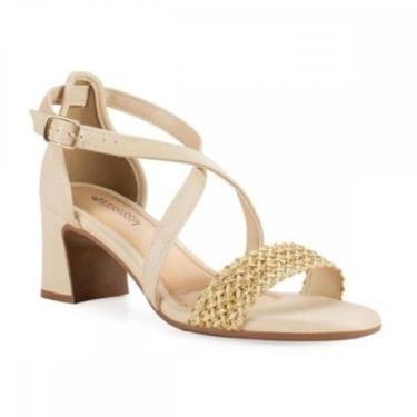 Imagem de Sandalia Mississipi Mf942 Salto Grosso Feminino-Feminino