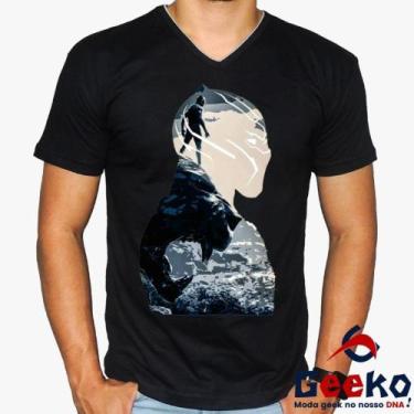 Imagem de Camiseta Pantera Negra 100% Algodão Wakanda Forever Black Panther Geek