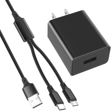 Imagem de EGK Carregador Beats com cabo USB C e micro de 2 m, compatível com Solo 4, Studio Buds+, Pro, Solo Pro 3/2, Studio 3/2/1, Powerbeats Pro3/2/1, Fit Pro, Flex e Pill+
