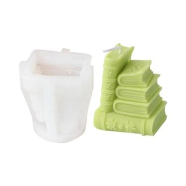 Imagem de Molde De Silicone 3D Estilo Literário Para Livro, Para Resina Epóxi DI